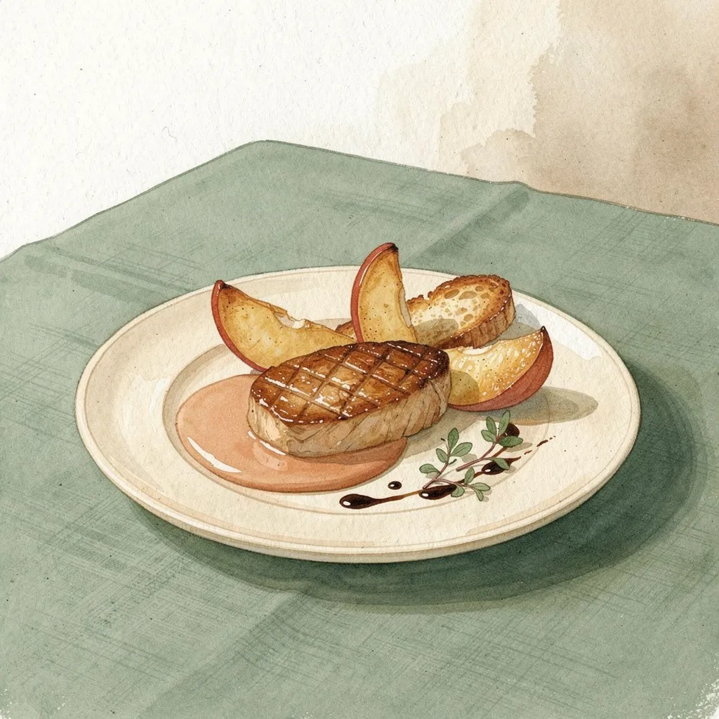 Foie gras poêlé façon Cyril Lignac : 2 minutes chrono pour un résultat fondant