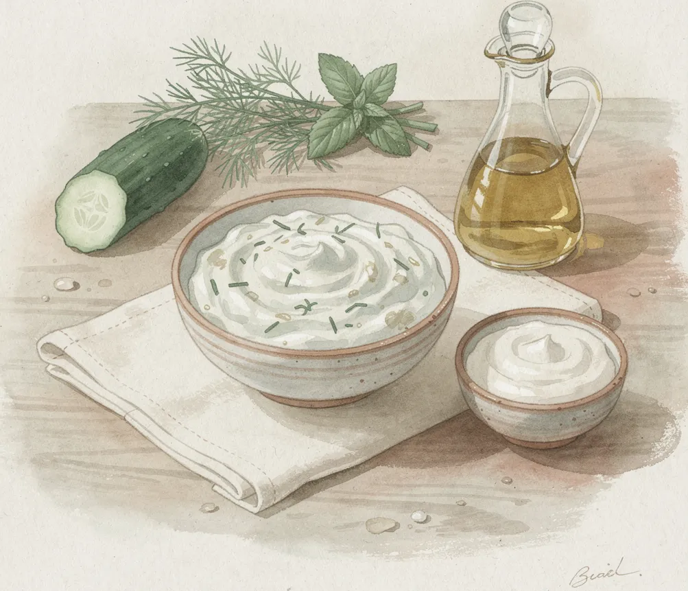 Tzatziki maison : 5 ingrédients pour une vraie sauce grecque