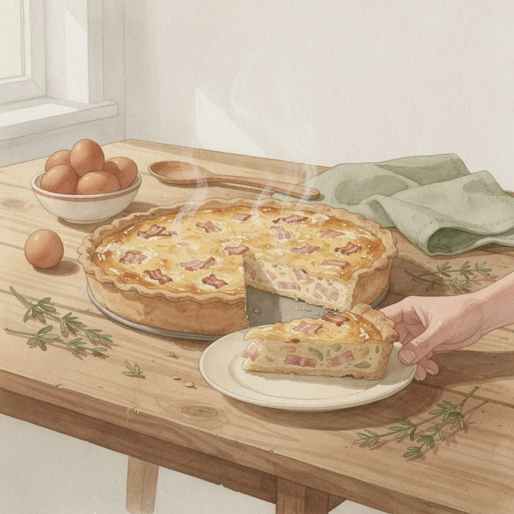 Quiche lorraine maison : la recette authentique et 3 variantes gourmandes