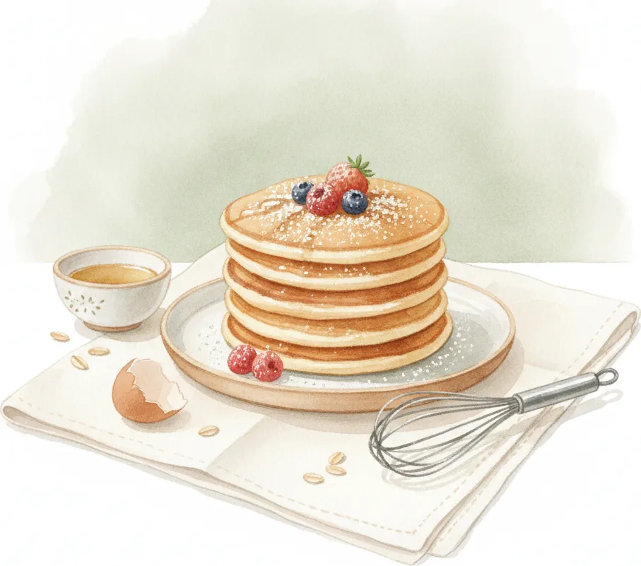 Pancakes sans œufs : aussi moelleux qu’avec, deux fois plus rapides